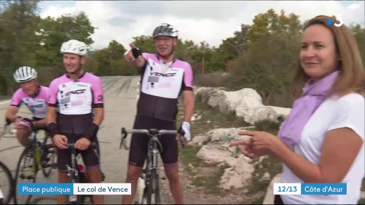 Reportage sur le Club Cycliste de Vence  - Col de Vence (Alpes Maritimes)
