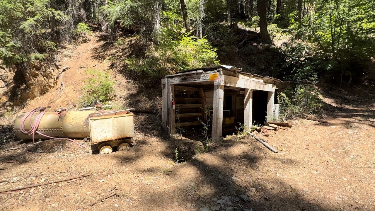 Freeing the Ore Cart at the Mine Portal, Trip #6 2025