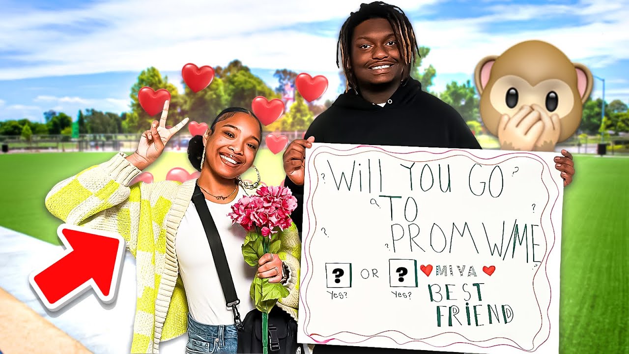 I ASKED MIYA TO BE MY PROM DATE👀💞 *SHE SAID…..🤫*