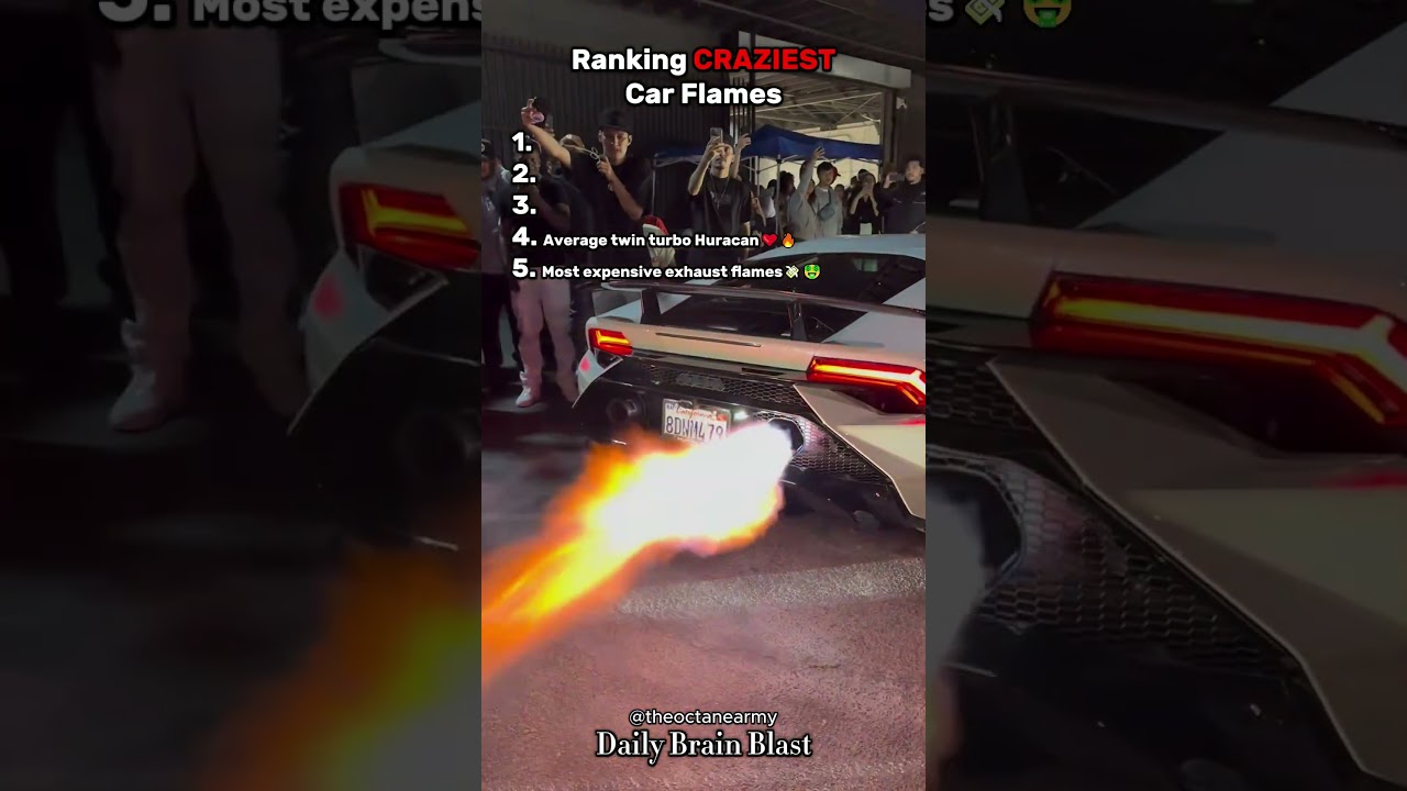 Why don't more people do this? Ranking CRAZIEST Car Flames 