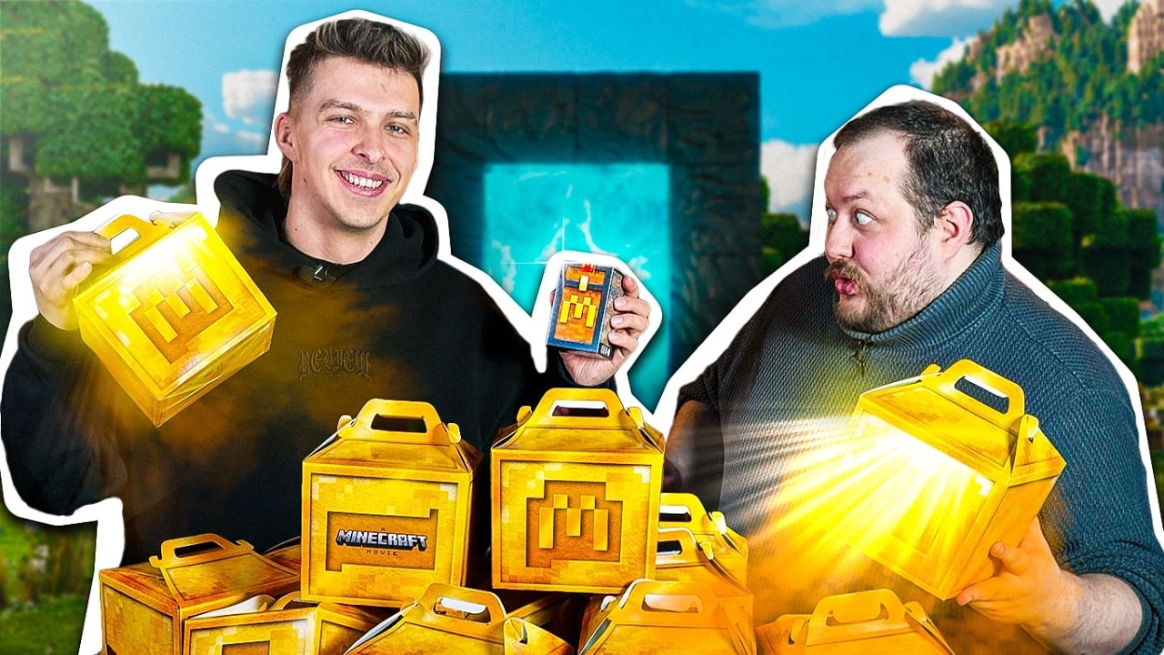 OTEVÍRÁME CHESTKY Z MINECRAFT MEALU 😲