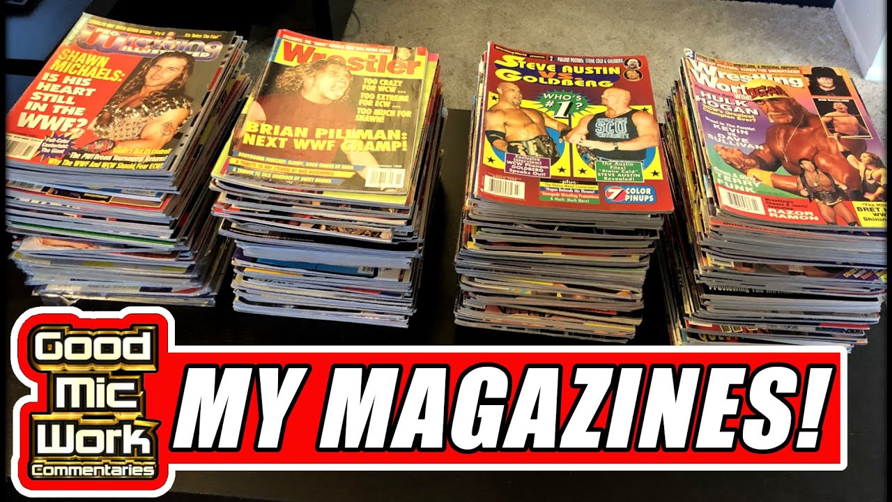 Мои любимые журналы о рестлинге | WWE, WCW, Pro Wrestling Illustrated, Inside Wrestling, The Wres...