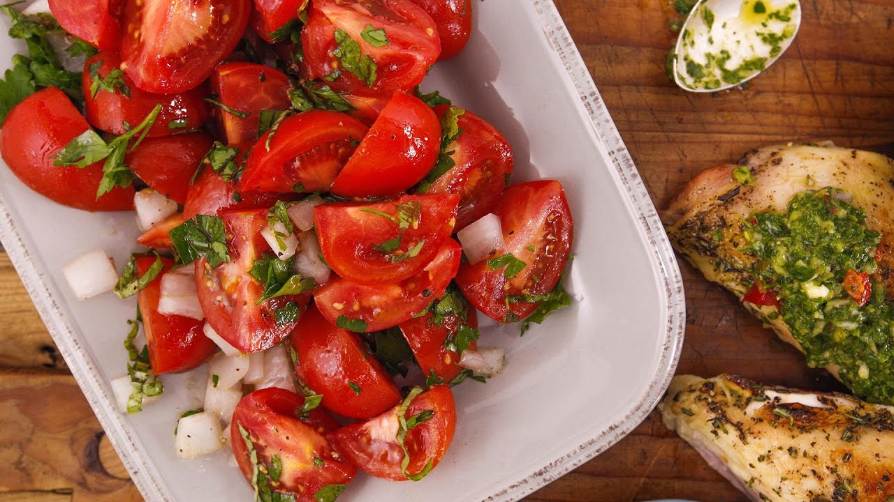 How To Make Tomato Salad | Rach & John's Date Night At Home