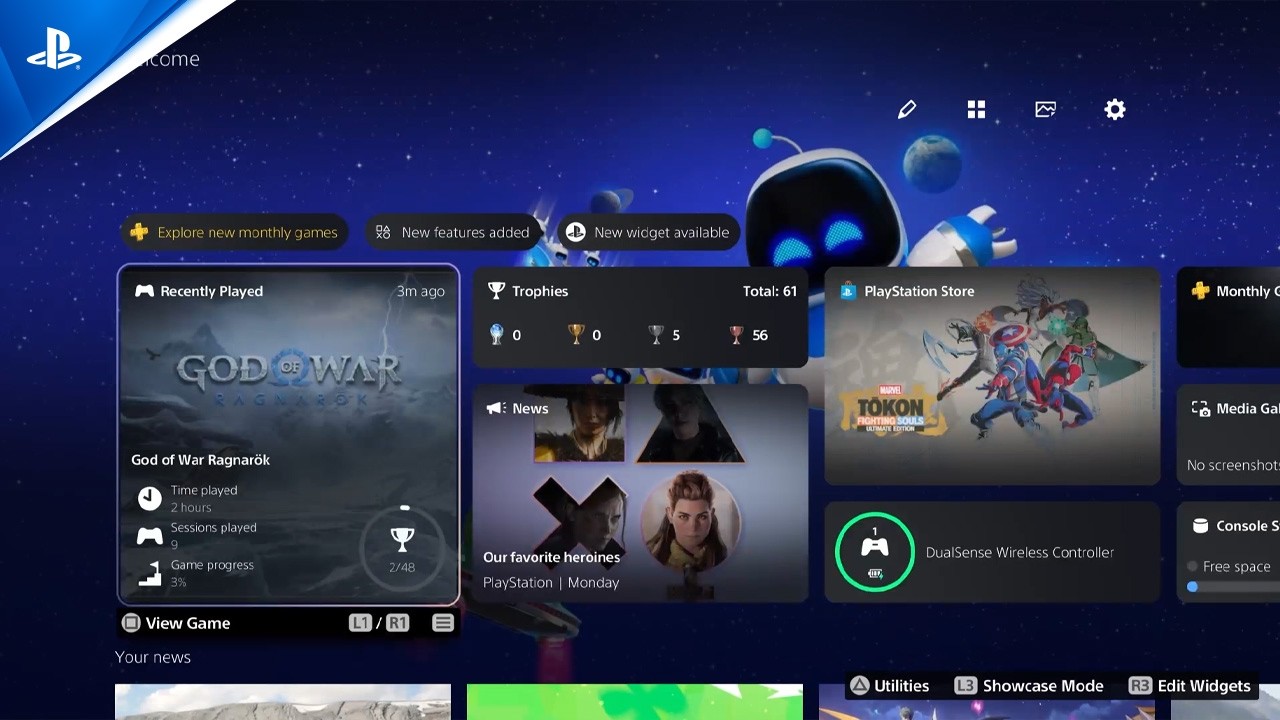 Showcase Mode | PS5 Welcome Hub