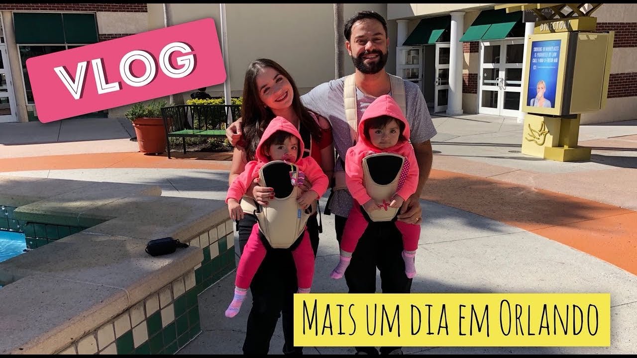 VLOG - MAIS UM DIA EM ORLANDO | Jéssica e as Gêmeas