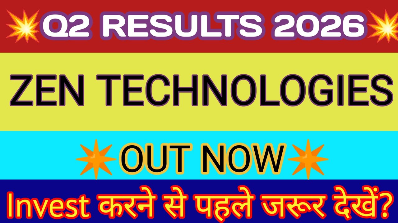 Zen Technologies Q2 Results 2025 🔴 Zentech Result 🔴 Zen Tech Share Latest News 🔴 Zen Tech Share News