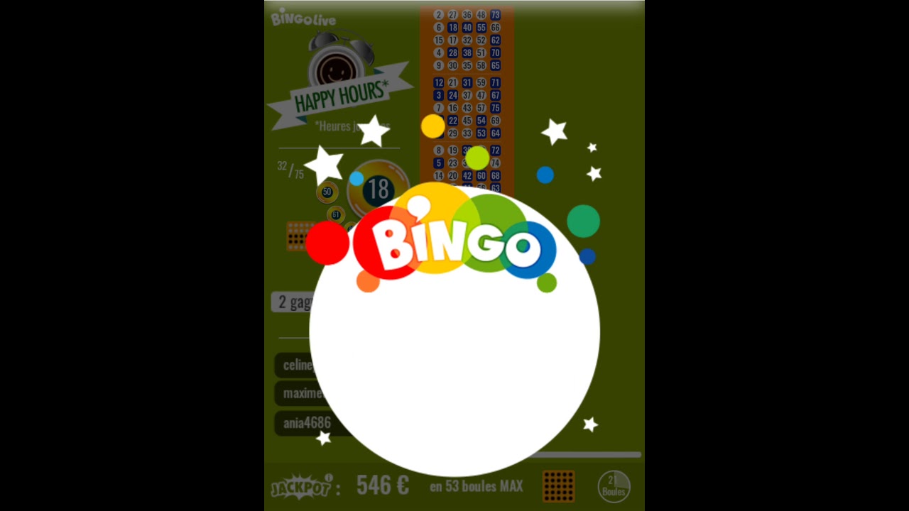 Bingo Live  jackpot qui tombe en Live 😱🔥👍