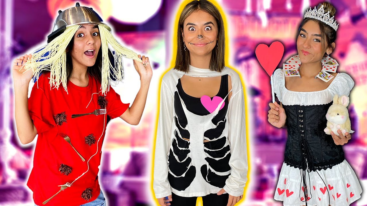 Sister VS Sister! Halloween Costume DIY Competition (Ecofriendly!) | GEM Sisters - The Big Green