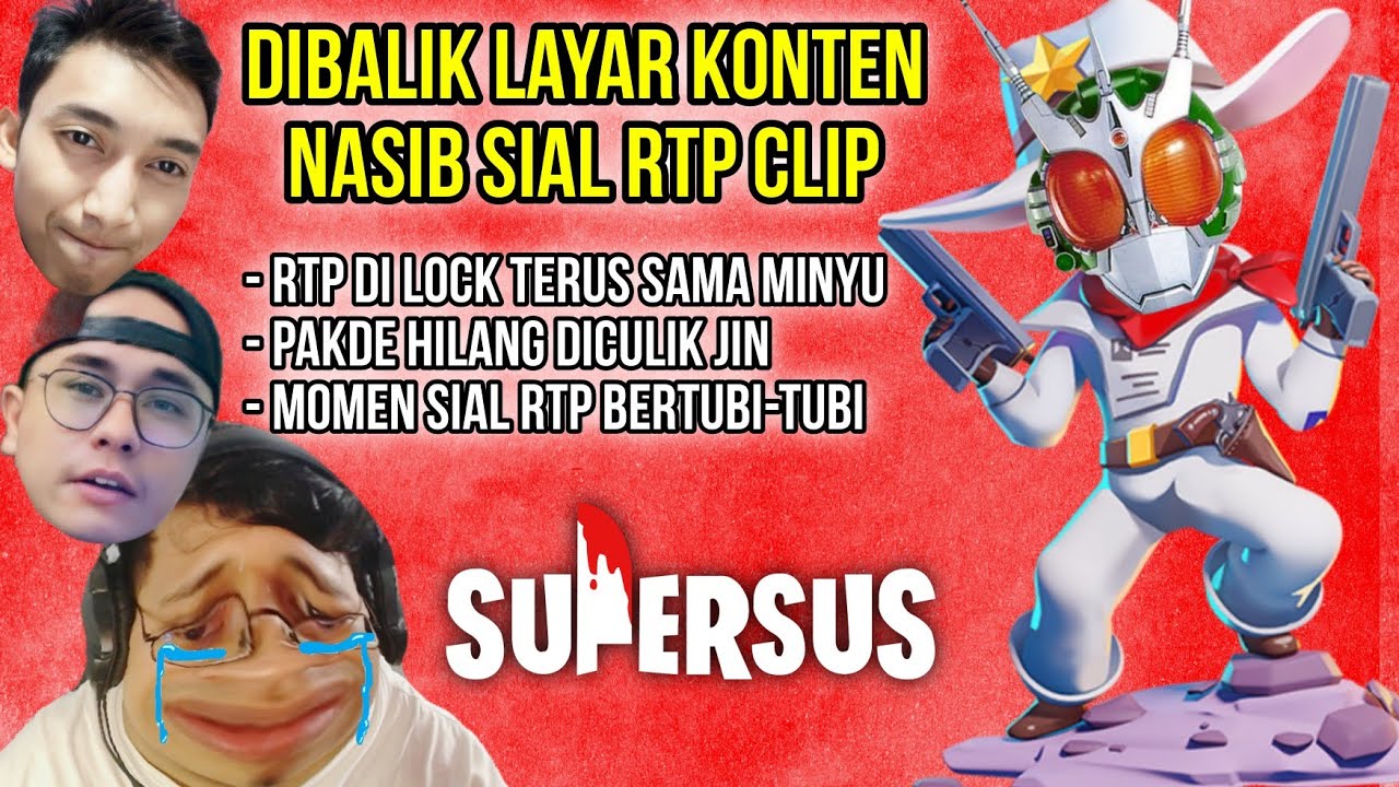 Momen Minyu Selalu Menggagalkan Rencana RTP!!! Aku Di Kill Terus Jirr😭 - Super Sus Indonesia