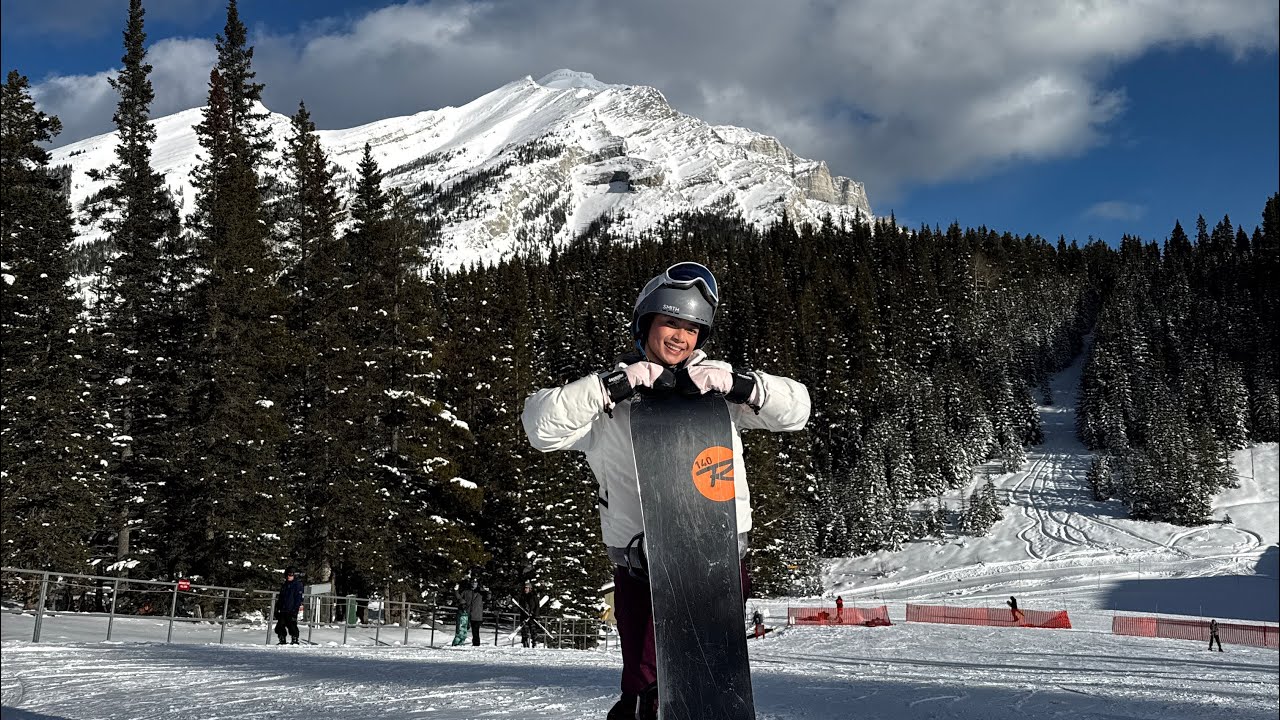 LEARNING HOW TO SNOWBOARD FIRST TIME