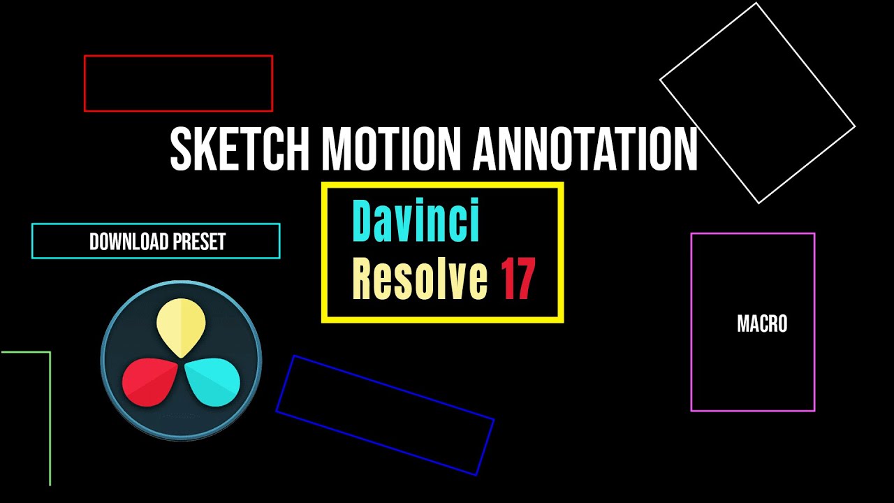 How to Create Sketch Motion Annotation in Davinci Resolve | Box Callout