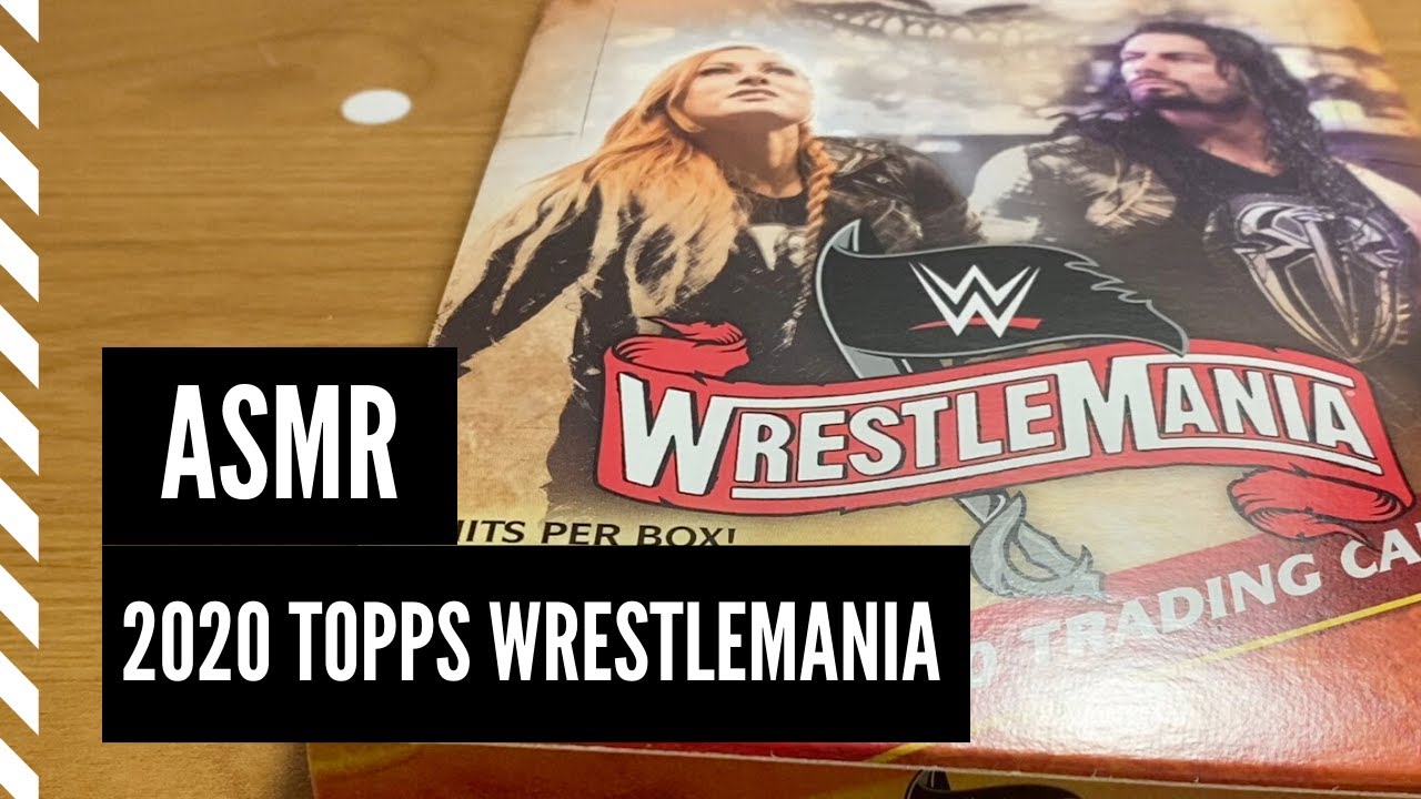 ASMR: 2020 Topps WrestleMania Cards