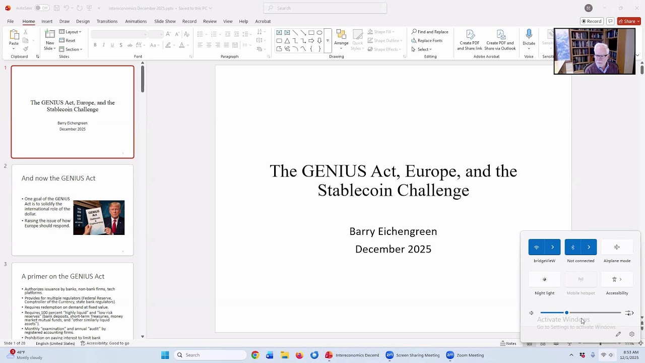 US policy shifts and the changing global economic landscape: What implications for Europe?