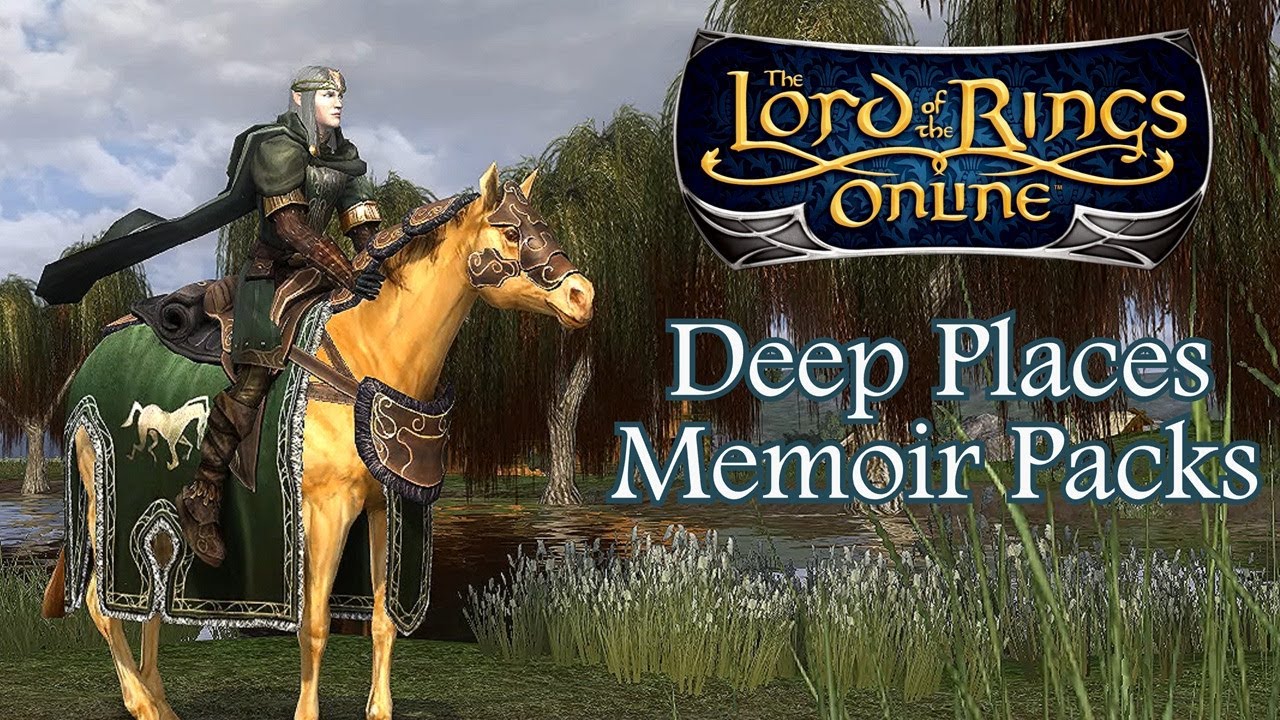 LOTRO Deep Places Memoir Pack Cosmetic Items