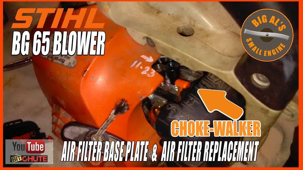 Stihl BG Blower Does The Choke-Walk | BG 45,55,65,85, SH 55,85
