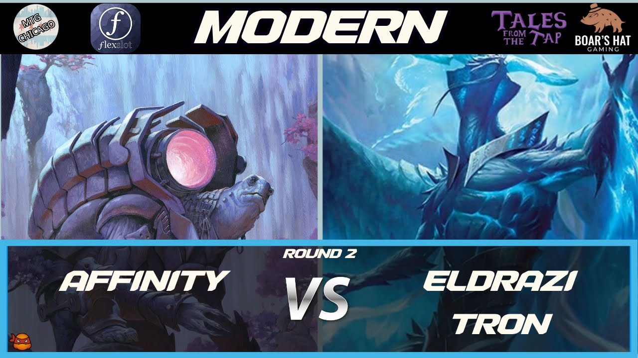 Affinity против Eldrazi Tron [MTG Modern, раунд 2]
