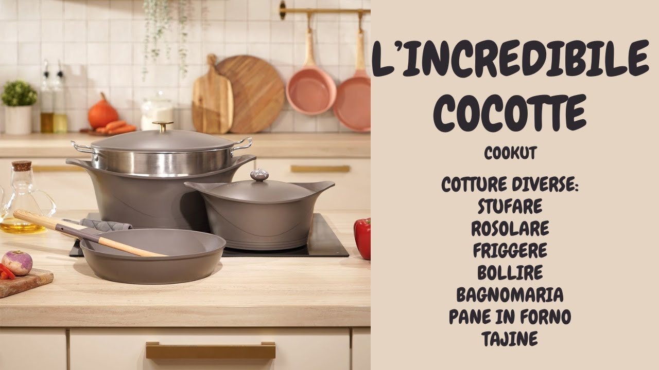 L'INCREDIBILE COCOTTE DI COOKUT: 9 TIPI DI COTTURA, 1000 RICETTE! | COOKUT 2024