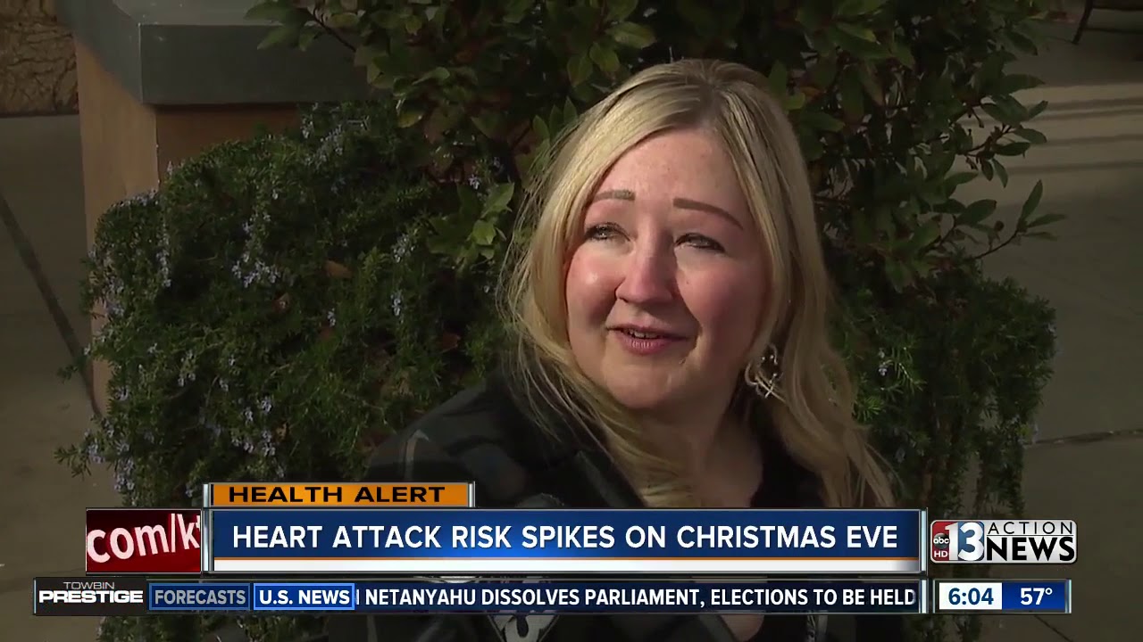 Study: Risk of heart attack peaks on Christmas Eve