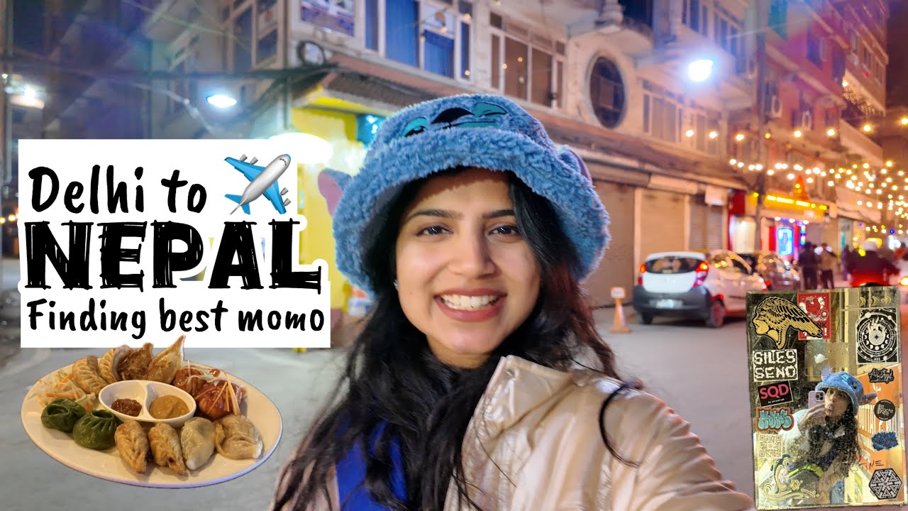 Finding best momo in Kathmandu | Hindi | Travel | Vlog | Delhi to Nepal | Tourist places | Food