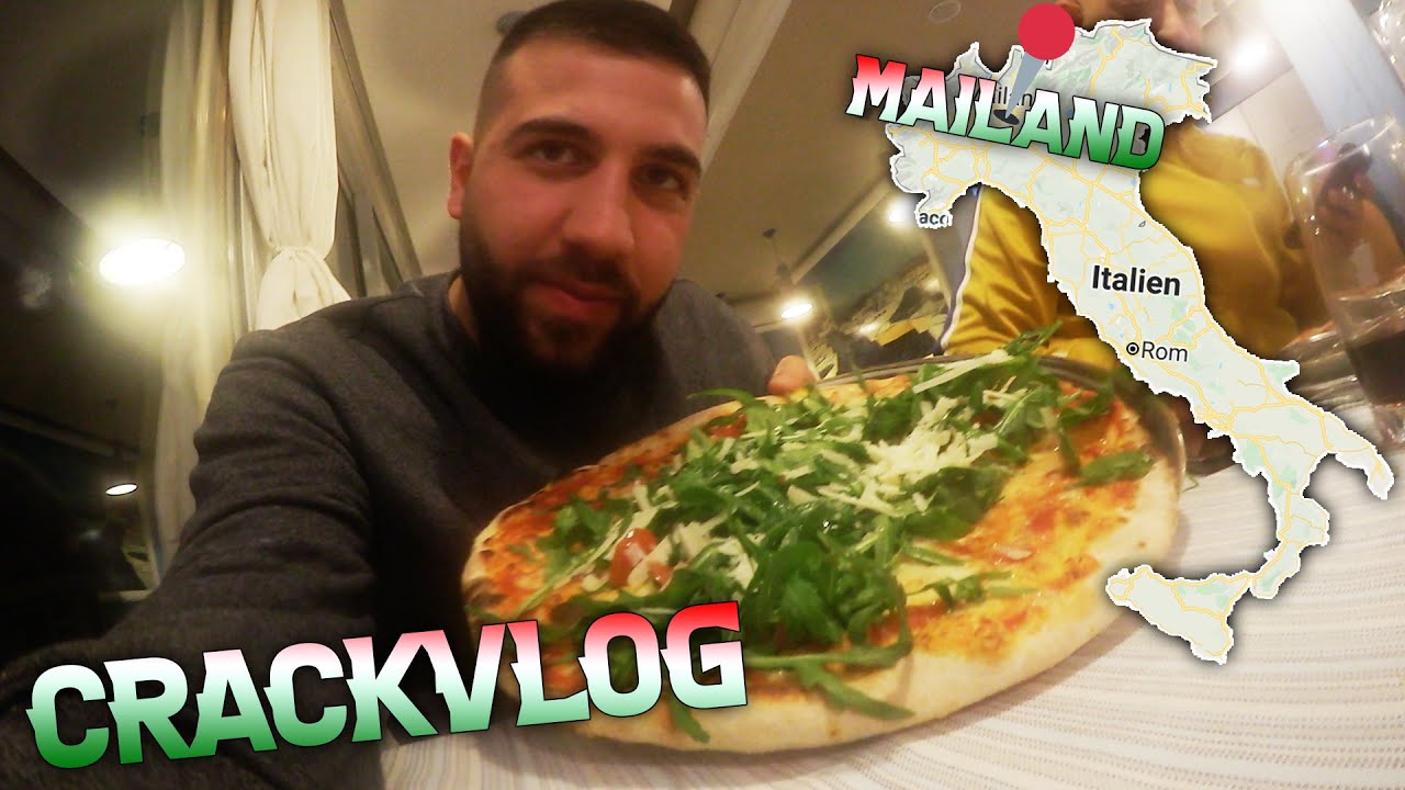 PIZZA ESSEN IN MAILAND 😍Ich habs geschafft! 😳#crackvlog