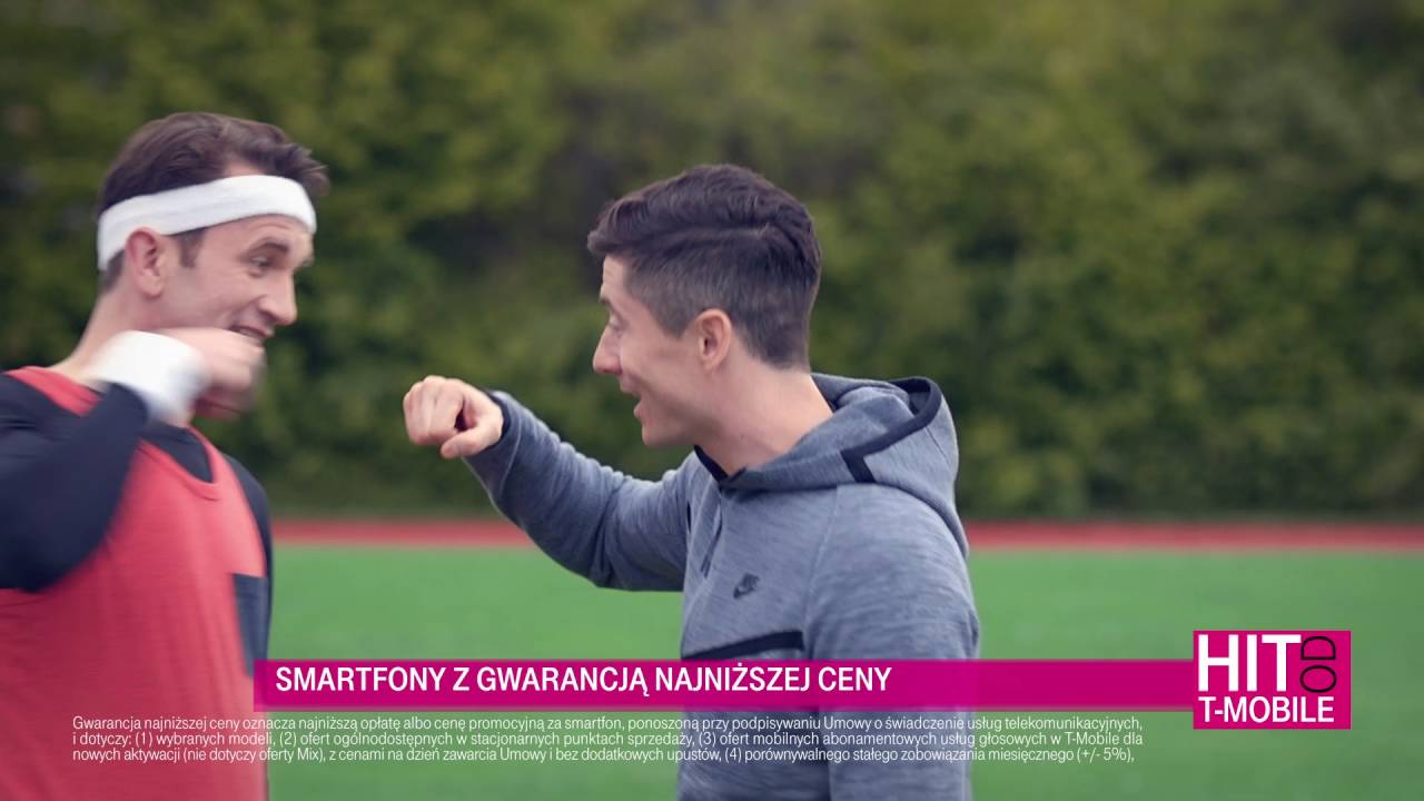 Robert Lewandowski (Lewy) i Tomasz  Kot, T-Mobile Najlepsza sieć! 30 sek.