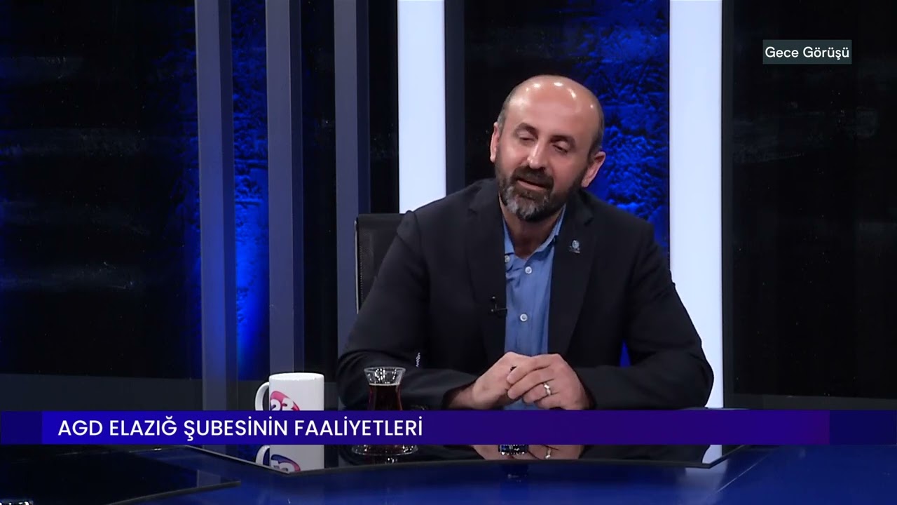 GECE GÖRÜŞÜ / HASAN BAK - YEMLİHA AKYILDIZ / AGD ELAZIĞ ŞUBE BAŞKANI - 12.06.2023