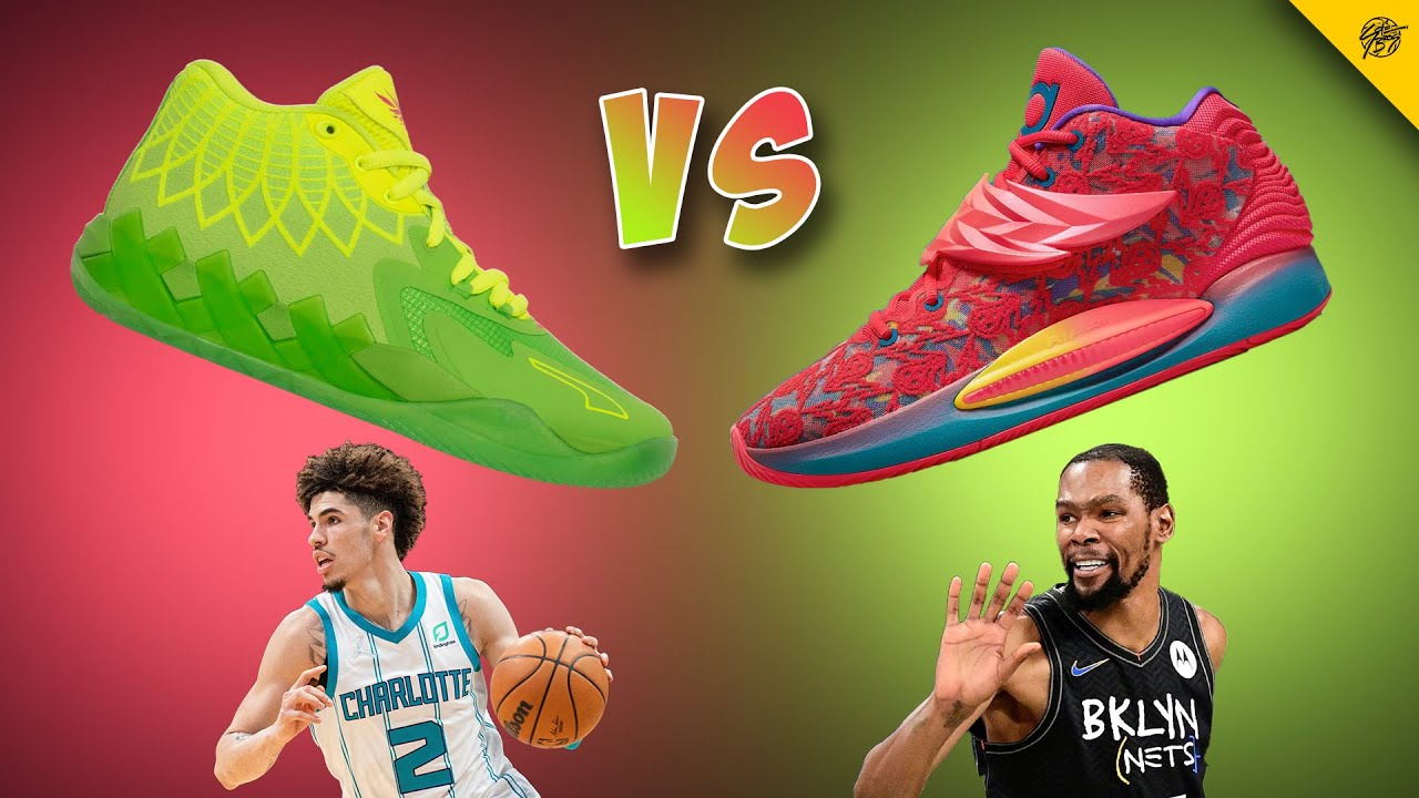 Puma MB.01 vs Nike KD 14! Lamelo Ball VS Kevin Durant!