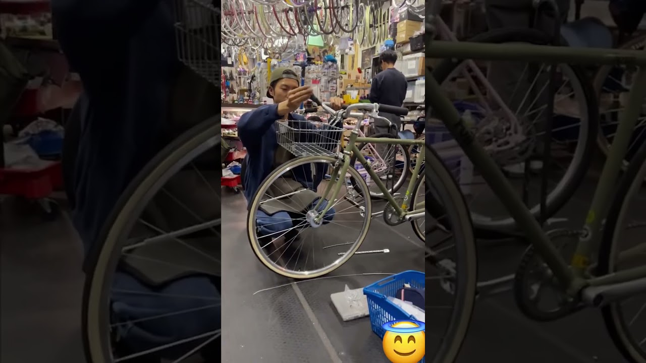 Japan city bike FuJi #bicycle #roadcyclinglife #cycling #citybike