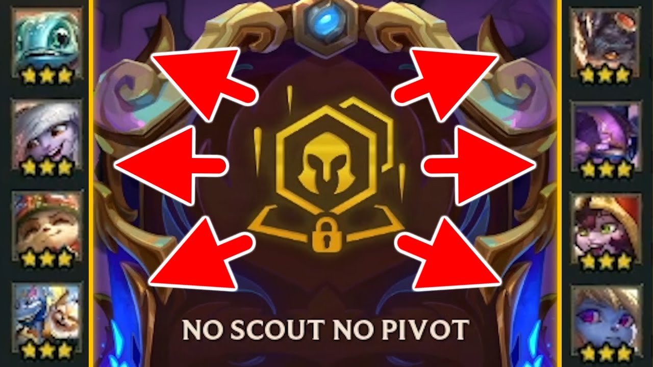 NO SCOUT NO PIVIOT into 8 YORDLE ALL 3 STAR!