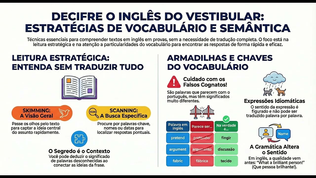 ENEM - Resumo - Inglês - Vocabulário e Semântica