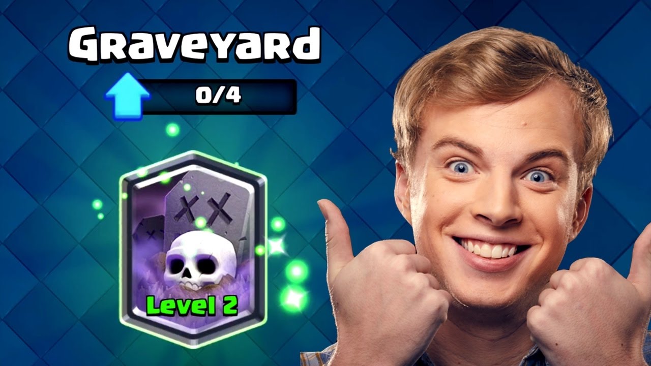 Clash Royale - GRAVEYARD! New Legendary Card Gameplay