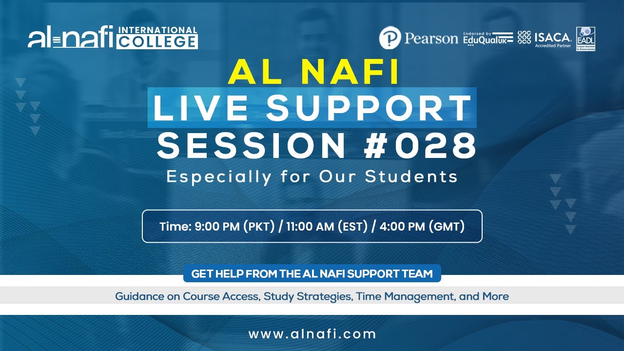 🔴LIVE - Al Nafi Live Support Session 