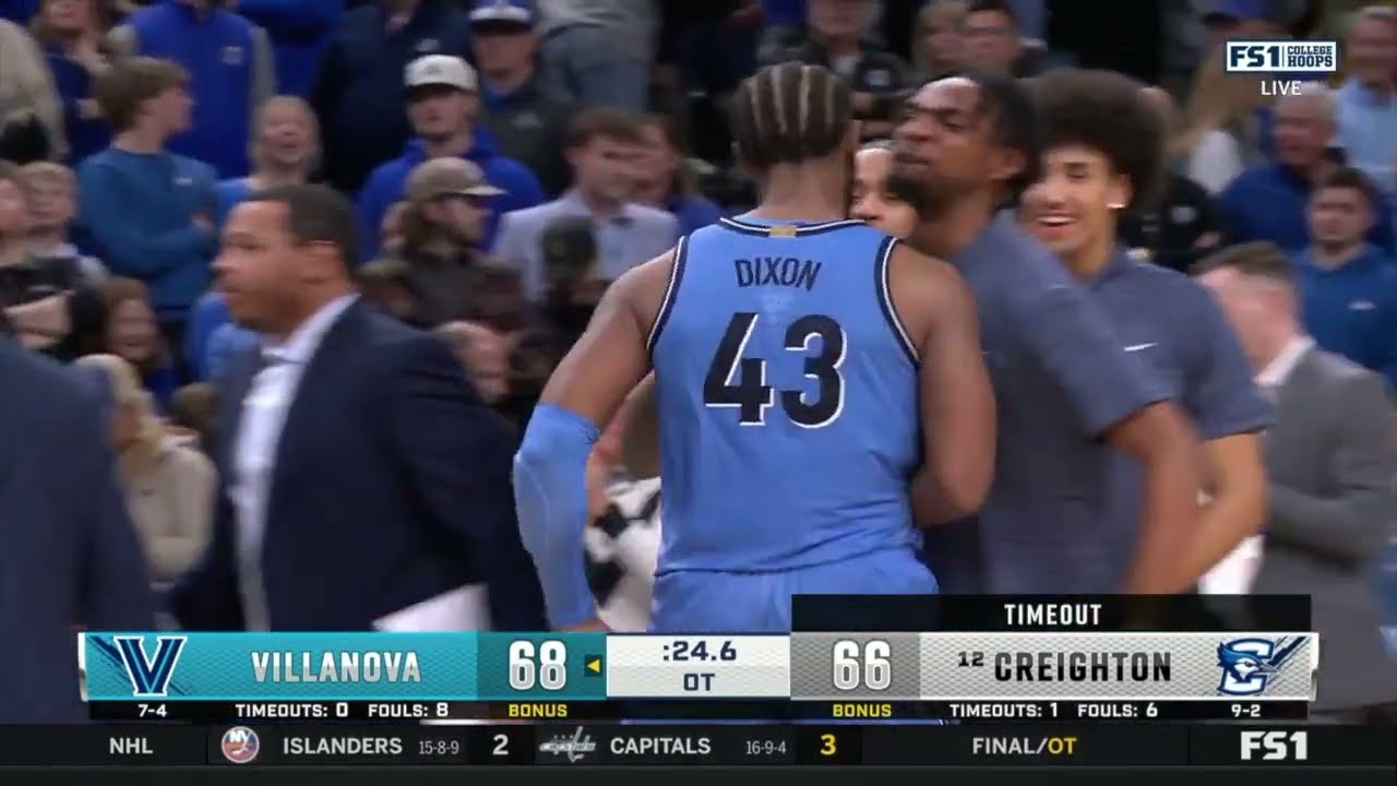 Eric Dixon 32 Points vs Creighton | Game Winner for Villanova! 12-20-23