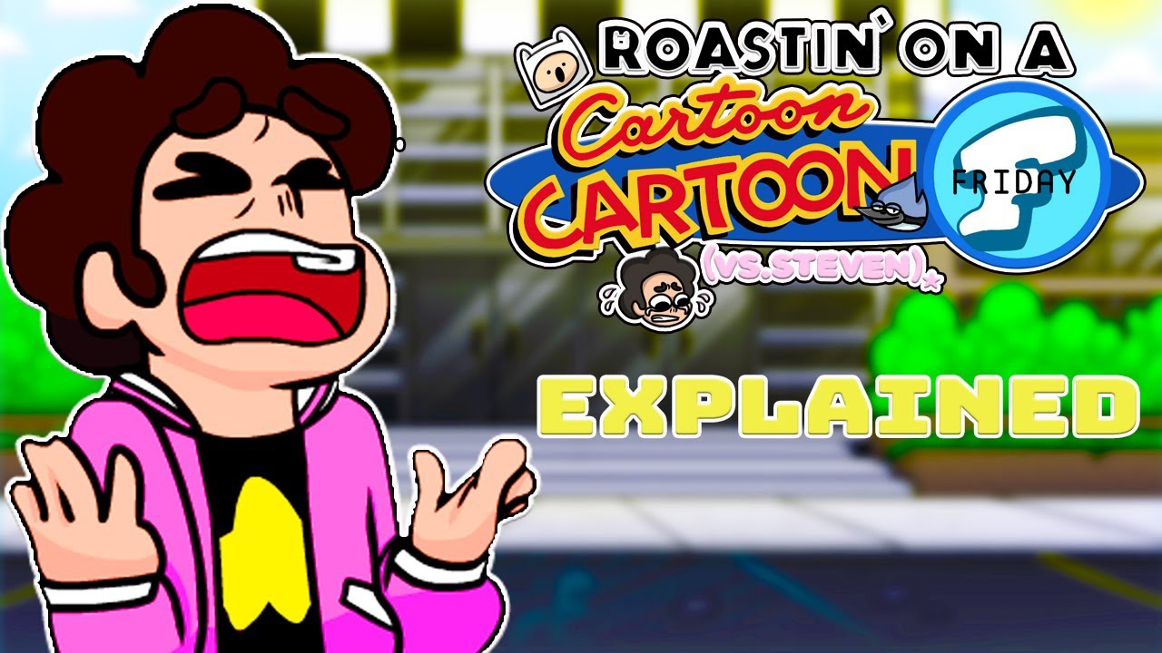 Roasting on a Cartoon Friday V2 Mod Explained in fnf (Steven Universe)