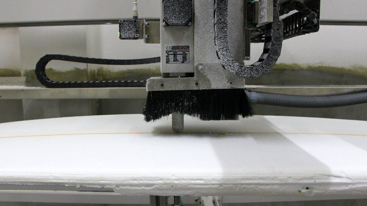 How to Shape a Surfboard | Part 1: Roughing Out the Blank in the CNC Shaping Machine