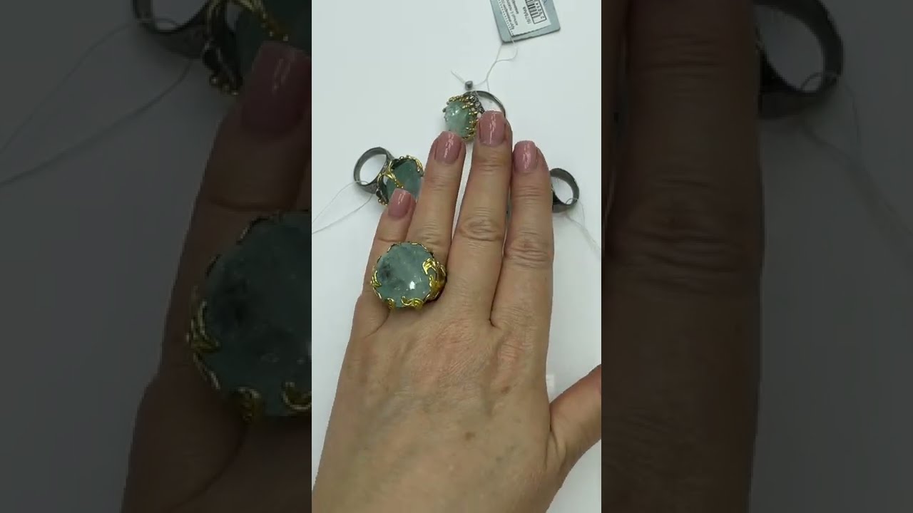 АКВАМАРИН Натуральный в СЕРЕБРЕ. ЗАБАЙКАЛЬЕ. Завод Gem Silver. Цены под видео.