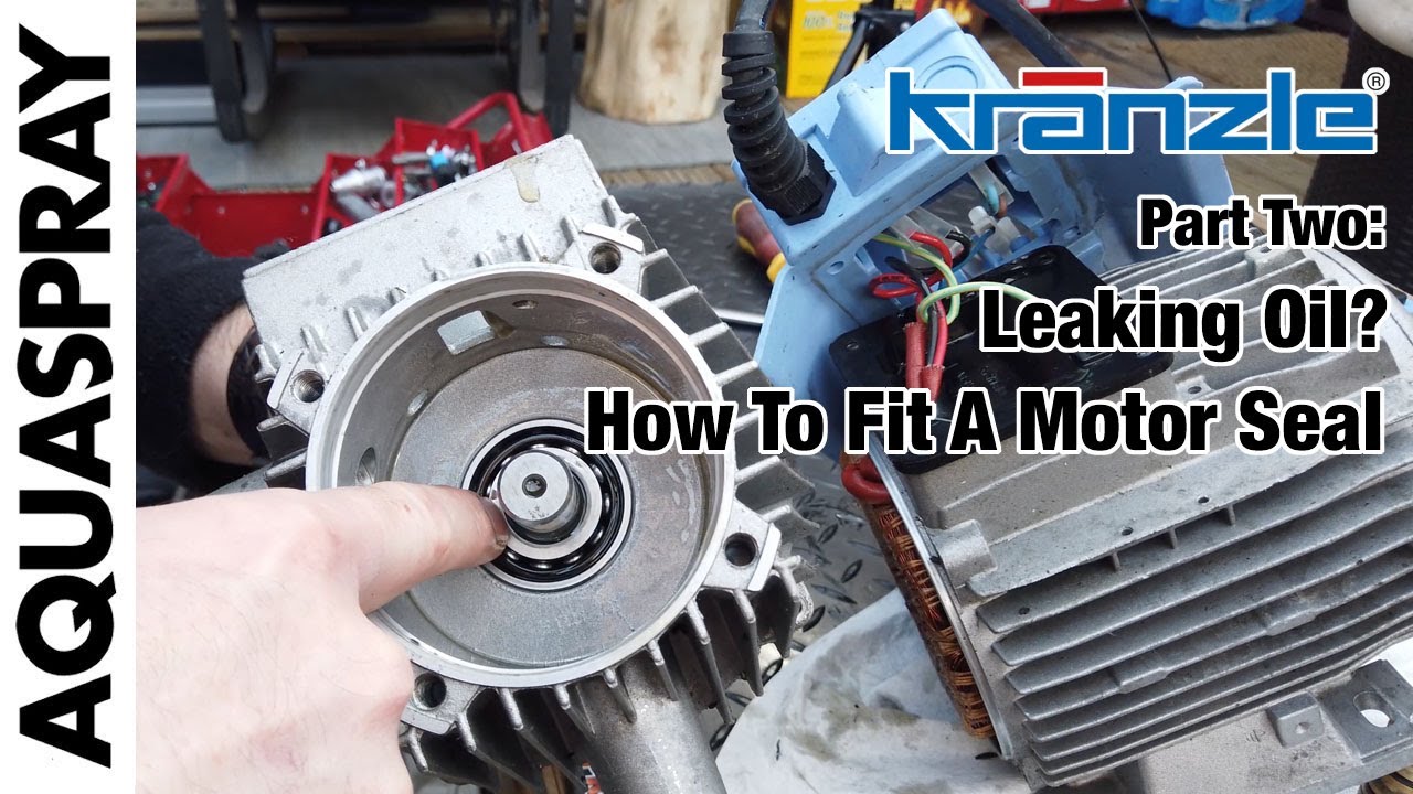 Part 3 | Kranzle Leaking Oil? | How To Change The Motor Oil Seal