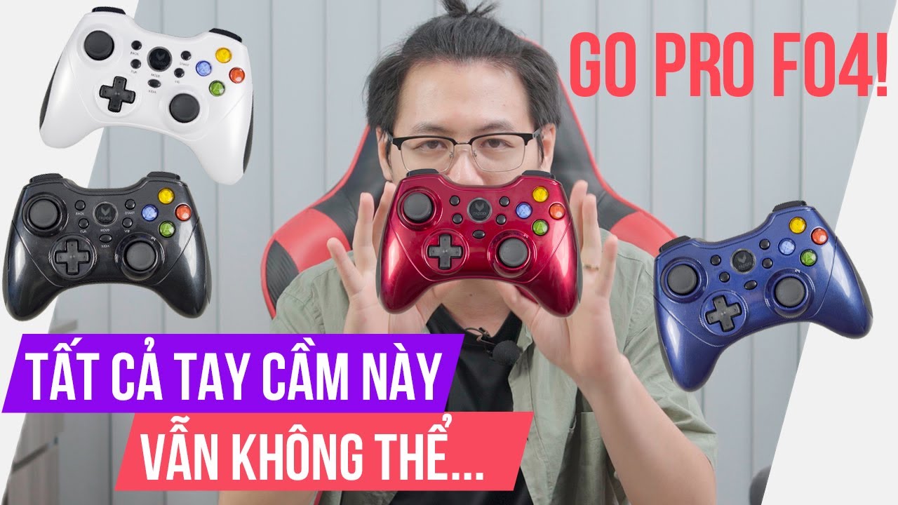 Bạn Sẽ CHƠI GAME PHÊ HƠN Với Tay cầm chơi Game Rapoo V600S? Tay Cầm Không Dây, Pin 5 Tiếng Liên Tục!