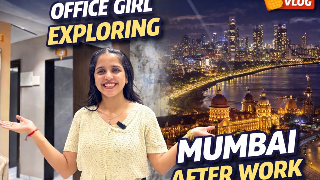 ✨ Office Girl Exploring Mumbai After Work 🌆 | Mumbai Evening Vlog ✨