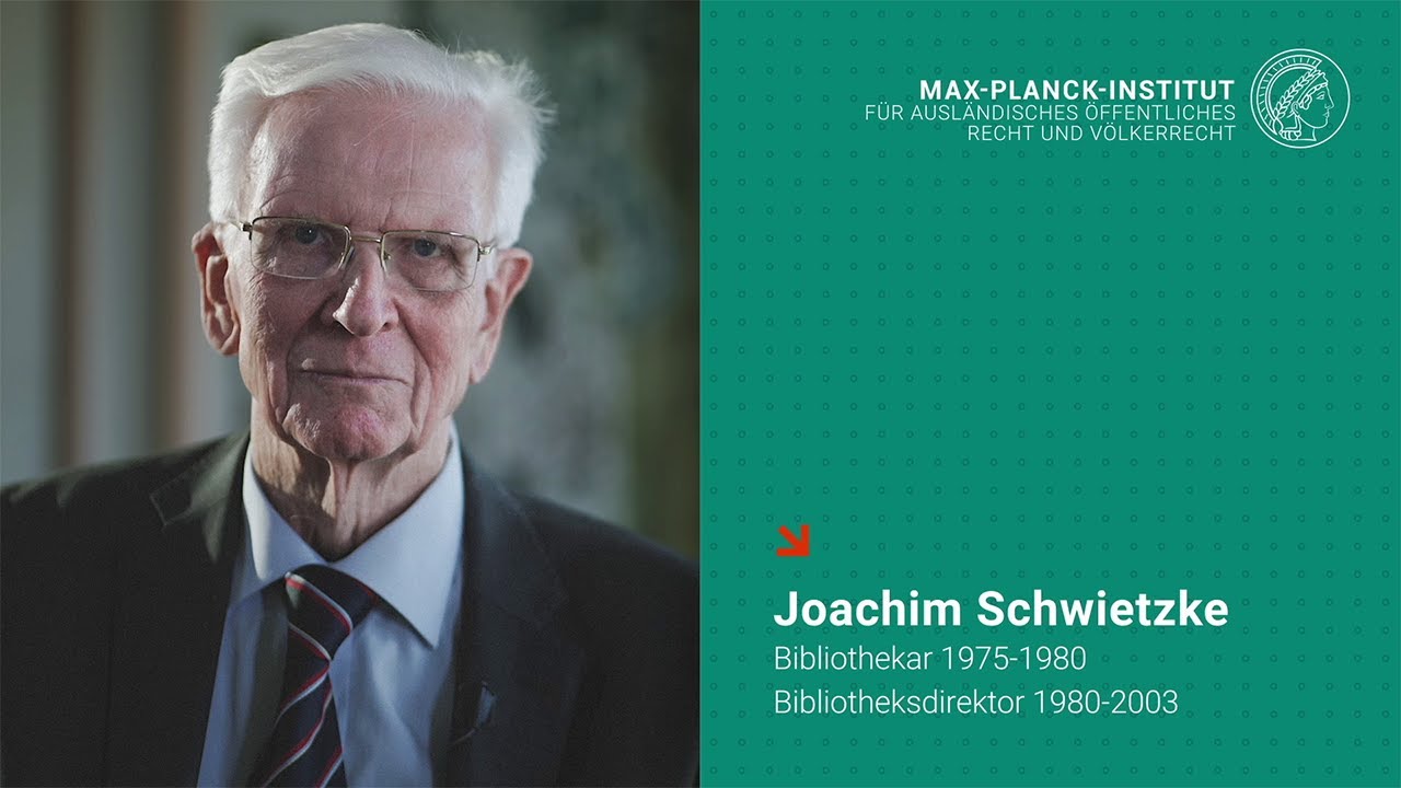 A Curator’s Voice in the Age of Search and Access. MPIL100 Conversation with Joachim Schwietzke