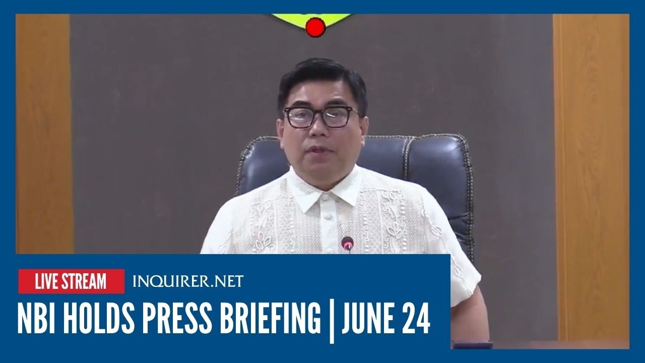 LIVE: NBI holds press briefing | June 24