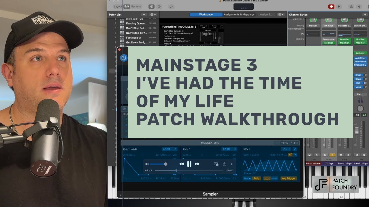 MainStage 3 I've Had The Time Of My Life Patch