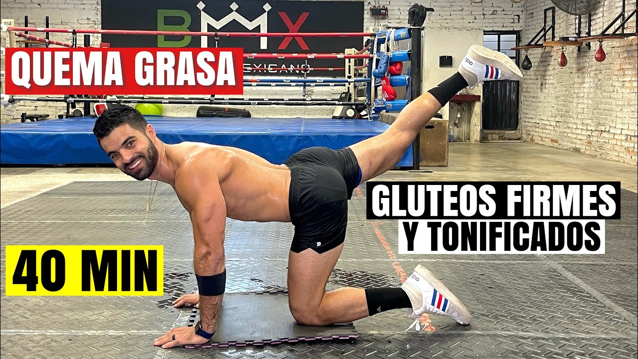 Rutina Para Glúteos Fuertes y Firmes En Casa (40 Minutos)
