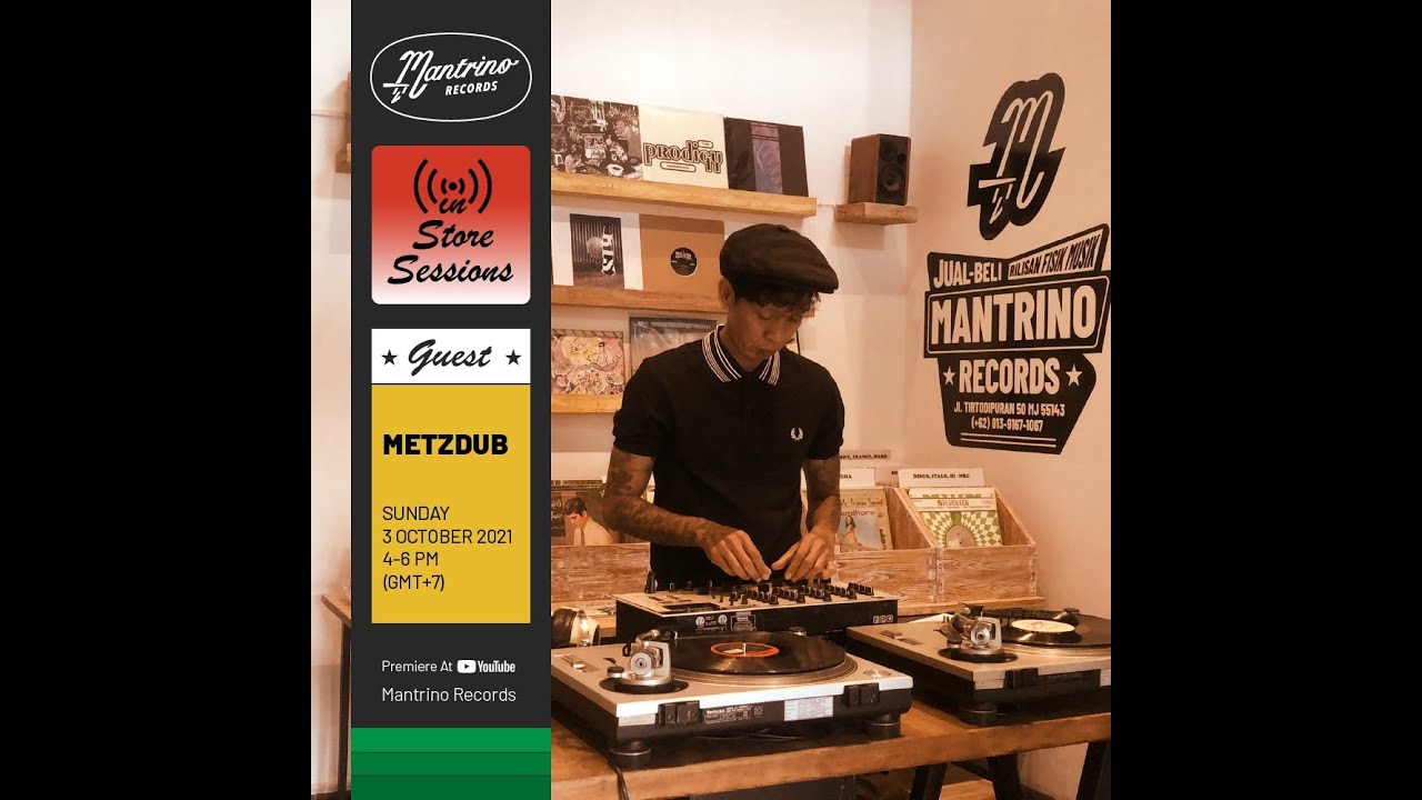 MANTRINO RECORDS IN-STORE SESSION 002 : METZDUB (DUBYOUTH) | STRICTLY VINYL REGGAE DUB DANCEHALL SET