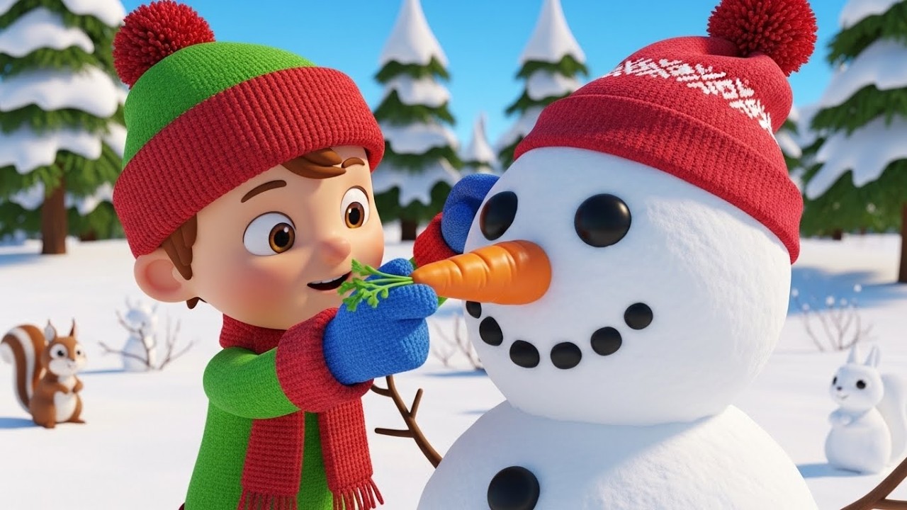 🎵 Muñeco de Nieve Navideño Contando | canciones infantiles | Baby Song, Aprende Números y Navidad ⛄