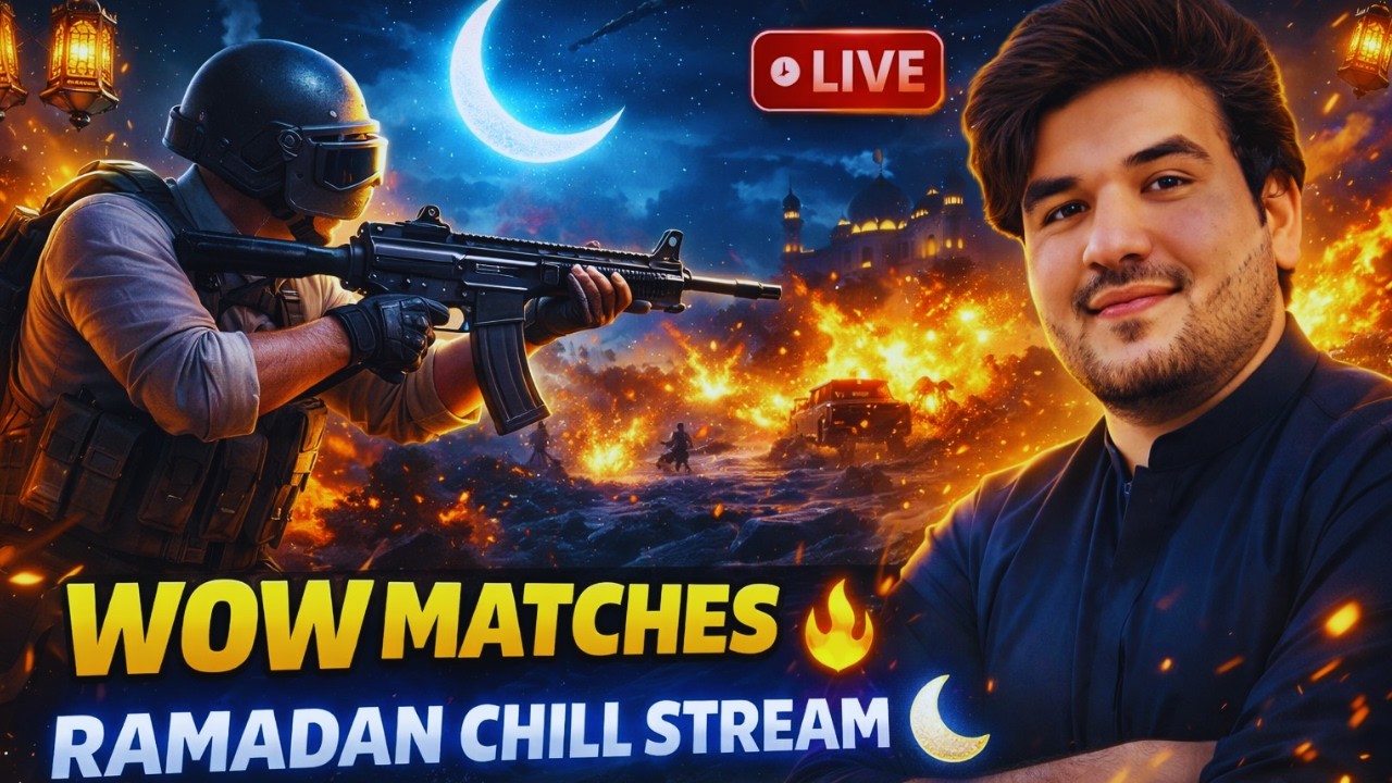 PUBG Mobile LIVE 🔴 WOW Clutch Matches in Ramadan 🌙 | Playing With Teammates | Addu Arcade