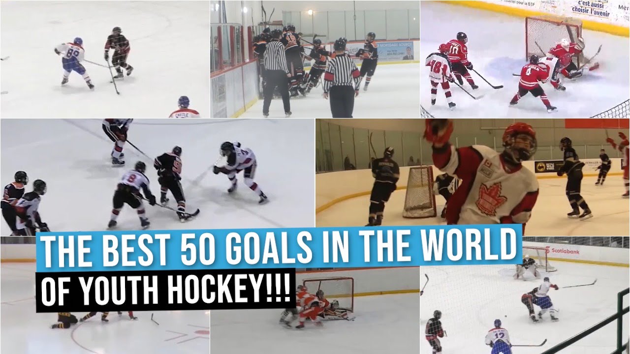 The BEST 50 Goals from the WORLD of Youth Hockey!!!