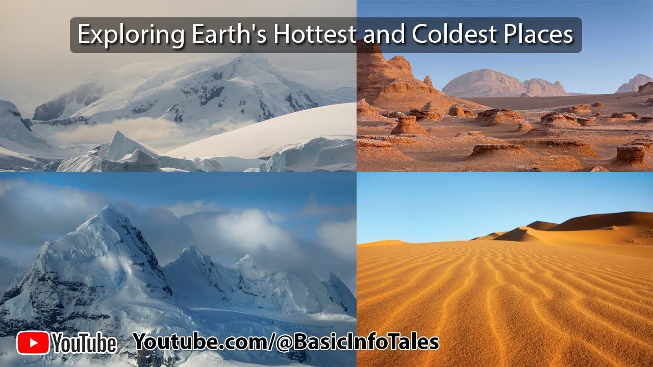🌍 Exploring Earth's Hottest and Coldest Places