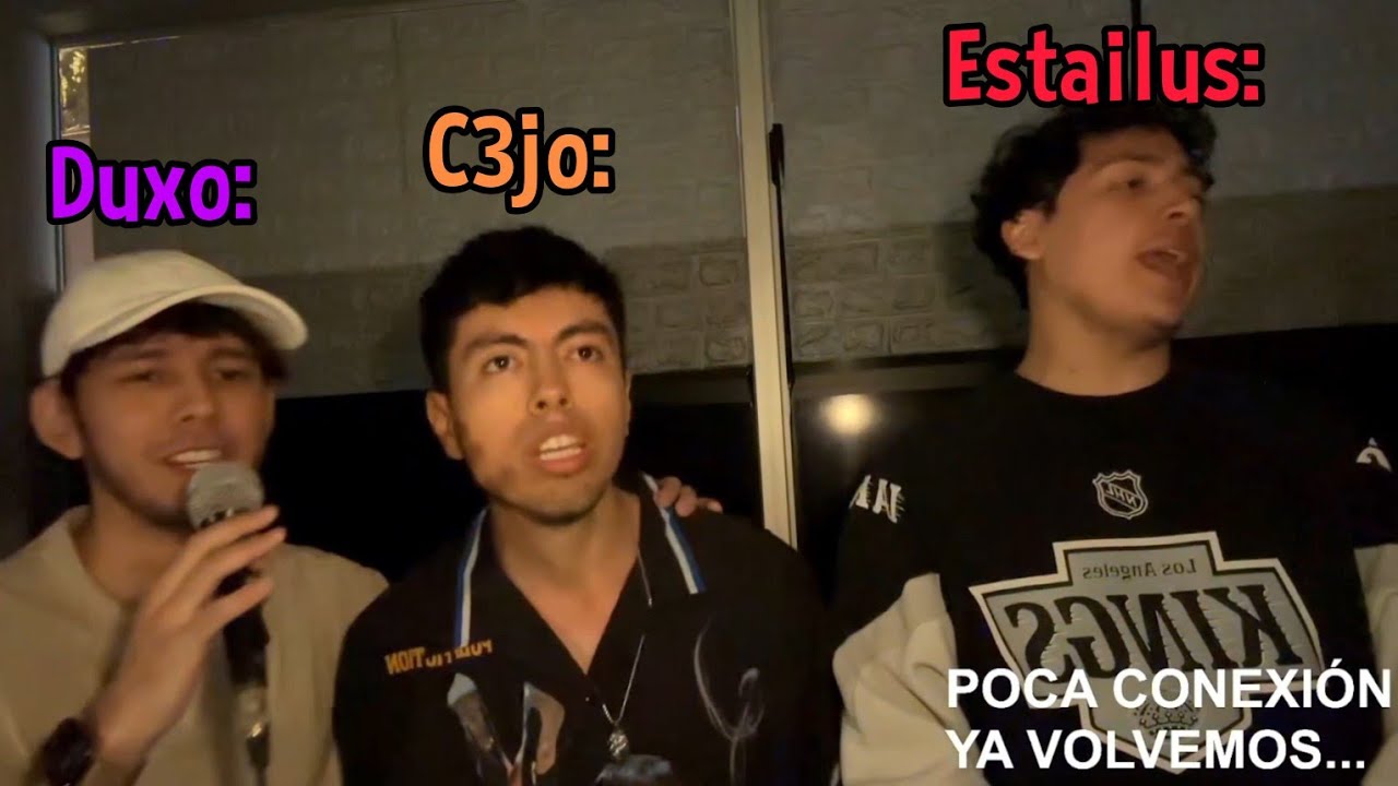 Duxo, C3jo y Estailus cantan 