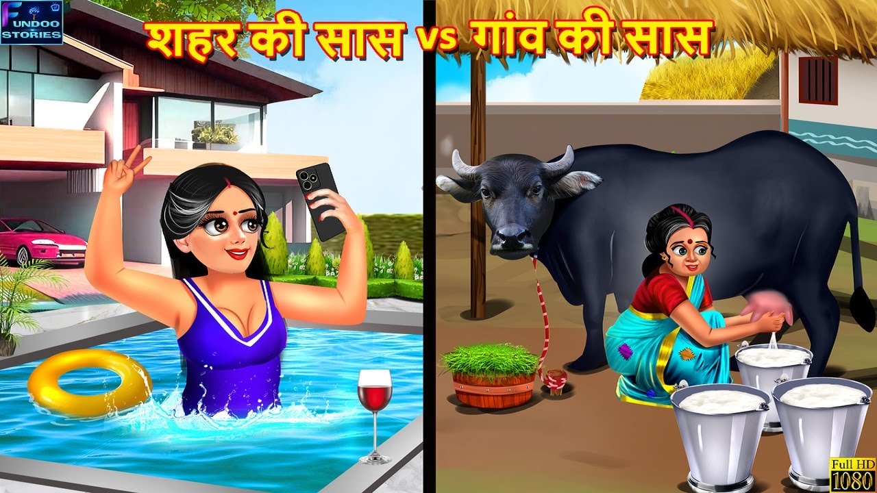 शहर की सास Vs गांव की सास | Shahar Ki Saas Vs Gaon Ki Saas | Hindi Kahani | Moral Stories | Kahani